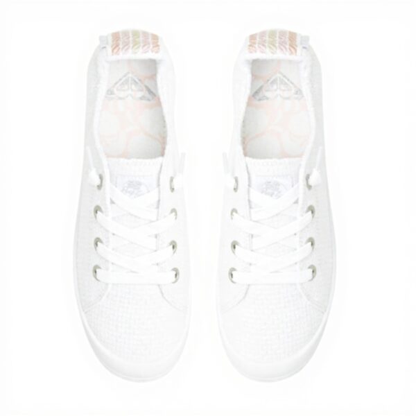 Roxy Bayshore III Sneaker Donna Bianco Design senza lacci