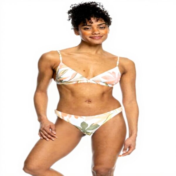 Slip bikini Roxy donna bianco hipster mare piscina