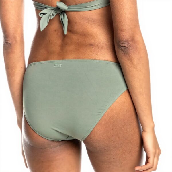 Slip Bikini Roxy Donna Antracite Tessuto Riciclato Mare