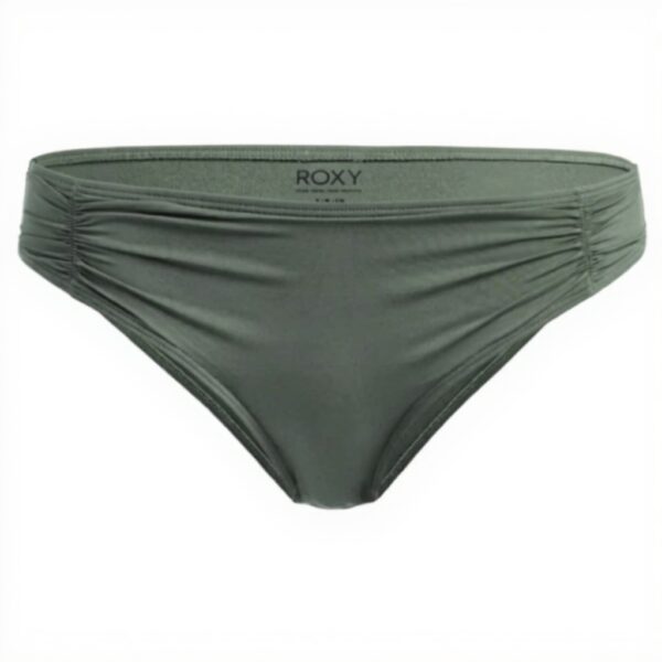 Slip Bikini Roxy Donna Antracite Tessuto Riciclato Mare