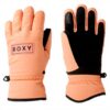 Guanti Roxy Freshfield Bambina Sci Sintetico Corallo Chic