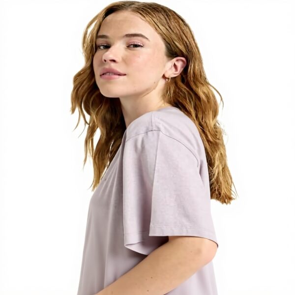 T-Shirt Donna Roxy Hangloose Cotone Organico Vintage Indaco