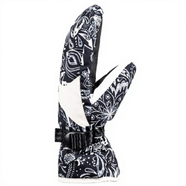 Guanti Roxy Jetty Muffole Donna Impermeabili Bandane Nere