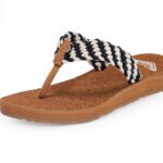 Roxy Porto III Sandalo Donna Infradito Cotone Intrecciato