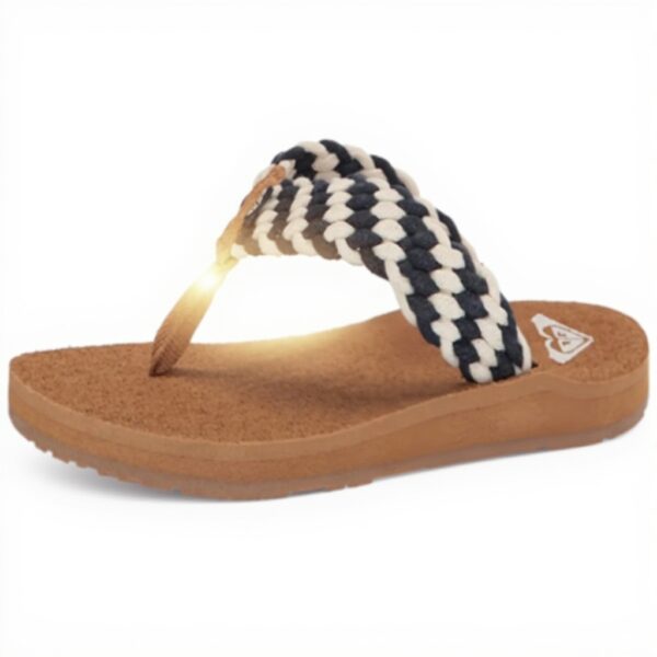 Roxy Porto III Sandalo Donna Infradito Cotone Intrecciato