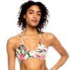 Reggiseno Bikini Roxy Nero Donna Mare Piscina