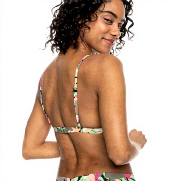 Roxy Bikini Top Donna Tri Parte Egret Artsy Floral