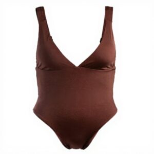 Costume intero Roxy donna morbido riciclato marrone