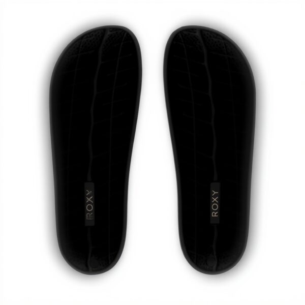 Sandali Roxy Slippy WP Donna EVA Infradito Nero Oro