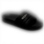 Sandali Roxy Slippy WP Donna EVA Infradito Nero Oro
