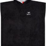 Roxy Poncho Donna Antracite Cotone Maglia Taglia Unica-0
