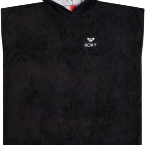 Roxy Poncho Donna Antracite Cotone Maglia Taglia Unica-0
