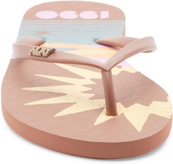 Roxy Viva Stamp II Sandali Donna Infradito Gomma Armor White-4