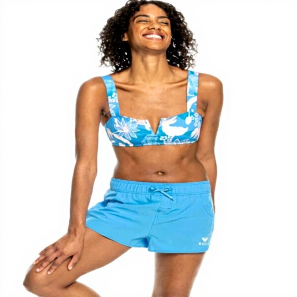 Pantaloncini da bagno Roxy Wave 2 donna riciclato agave