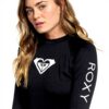 Rash guard donna Roxy UPF 50 maniche lunghe Anthracite