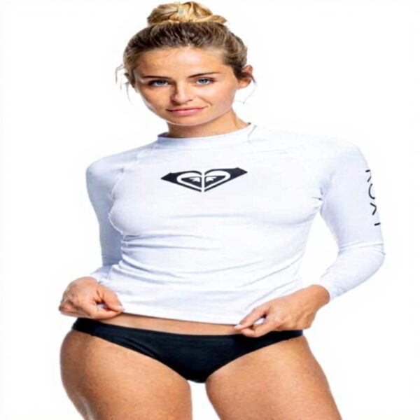 Rash Guard Donna Roxy UPF 50 Maniche Lunghe Riciclato