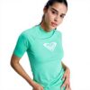 Roxy Whole Hearted SS Donna T-shirt poliestere riciclato UPF