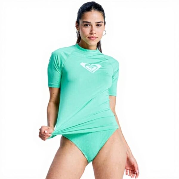 Roxy Whole Hearted SS Donna T-shirt poliestere riciclato UPF