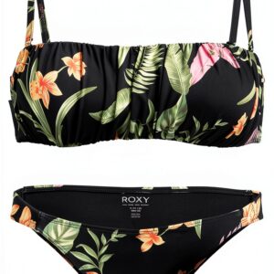 Maglia Donna Roxy Anthracite Island Escape Coordinato-0