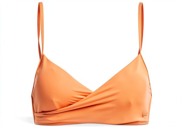 Reggiseno Bikini Roxy Nero Morbido Riciclato Donna Mare