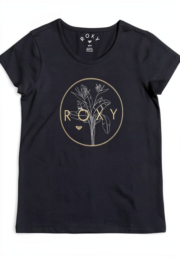 Maglietta Roxy cotone grafica per ragazze Mood Indigo