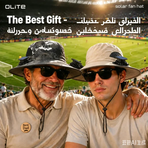 🇲🇦🔥Nouveau chapeau ventilateur de refroidissement extérieur à énergie solaire – deux ventilateurs solaires – Paiement à la livraison 🔥🧢🌞💨🛒
