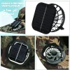 🇲🇦🔥Nouveau chapeau ventilateur de refroidissement extérieur à énergie solaire – deux ventilateurs solaires – Paiement à la livraison 🔥🧢🌞💨🛒
