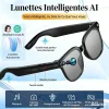 Lunettes intelligentes Bluetooth avec caméra